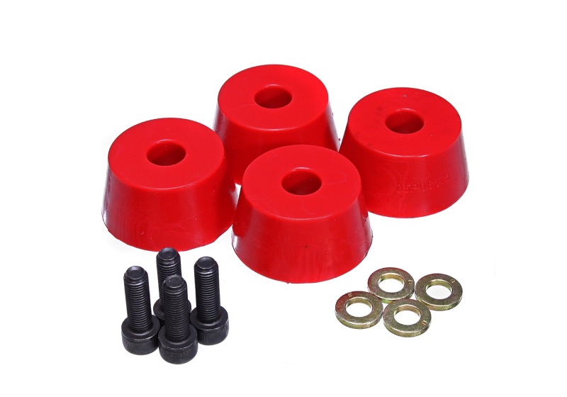 Toyota 4Runner Bump Stops - Front - Energy Suspension - Hyper Flex - Red - `96-`02